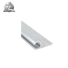 Profilé d&#39;extrusion en aluminium argenté diamètre 55x25 de 17mm pour tente keder